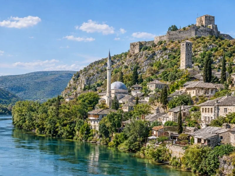 Kravica-Wasserfälle, Mostar und Počitelj